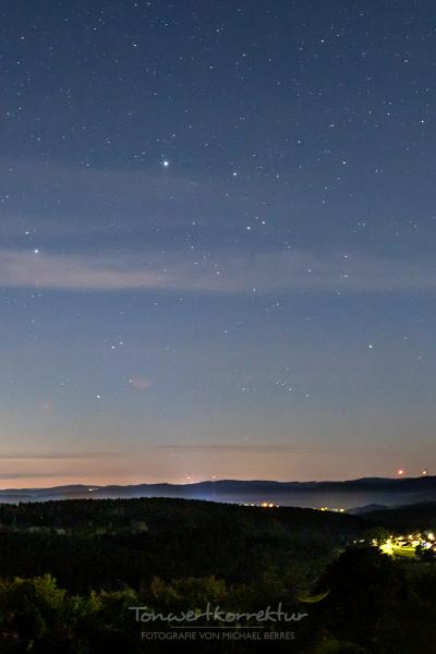 Neowise mit den Plejaden 